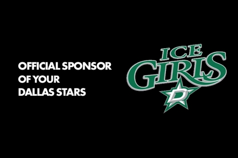 OFFICIAL SPONSOR OF DALLAS STARS ICE GIRLS